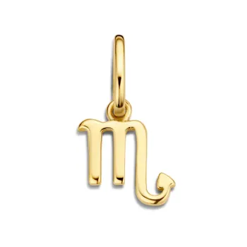 Scorpio - Skorpion Sternzeichen Anhänger - vergoldetes Sterlingsilber